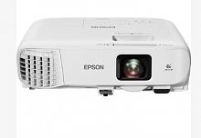 Проектор Epson EB-X49 3LCD, XGA (1024x768), 3600Lm, 16000:1,VGA х2, RCA, HDMI, Mini Jack 3,5 мм х2, RCA White/Red [V11H982040]