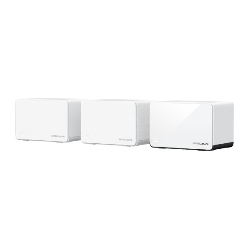 Mesh-система Wi-Fi 6 MERCUSYS Halo H85X (3-pack) (AX3000/2,4ГГц до 574Мбит/с/5ГГц до 2,4Гбит/с/MU-MIMO/до 650м²/1×WAN/LAN 2,5Гбит/с+2×WAN/LAN 1Гбит/с) Mesh-система Wi-Fi 6 MERCUSYS Halo H85X (3-pack) (AX3000/2,4ГГц до 574Мбит/с/5ГГц до 2,4Гбит/с/MU-MIMO/до 650м²/1×WAN/LAN 2,5Гбит/с+2×WAN/LAN 1Гбит/с)