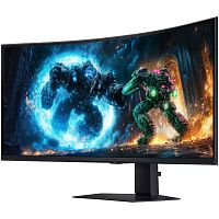 Монитор LCD 40" Samsung LS40FG756EIXCI, Odyssey G7, Изогнутый, Black, 5120x2160 WUHD, 3000:1 (Mega), 350cd/m2, 180Hz, 1ms, 2xHDMI, DP, 3xUSB3.0, Выход на наушники