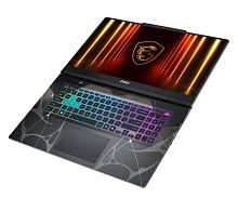 Ноутбук MSI CYBORG 15, Intel Core 7 240H(up to 5.20Ghz), 16GB DDR5, 512GB NVMe, nVidia RTX 5060 8GB, 15.6" FHD 144Hz, WF, BT, DOS, клав.с подсв, EN-RU, черный [9S7-15Q342-073]