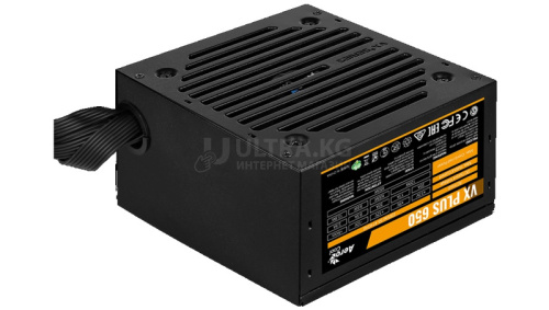 Блок питания 650W Aerocool VX PLUS Stealth 650, 650W, ATX, passive-PFC, 20+4 pin, 3*Sata, 3*Molex, 1*PCI-E 6 pin, поддержка Haswell, вентилятор 12 см, кабель питания, чёрный Блок питания 650W Aerocool VX PLUS Stealth 650, 650W, ATX, passive-PFC, 20+4 pin, 3*Sata, 3*Molex, 1*PCI-E 6 pin, поддержка Haswell, вентилятор 12 см, кабель питания, чёрный