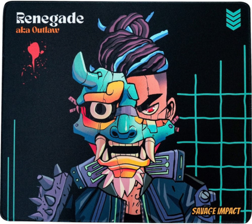 Коврик для мышки A4tech Bloody BP45 Renegade Midnight SAVAGE 450x400x3 mm