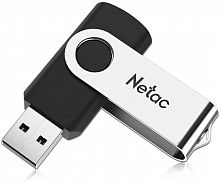 Накопитель на флеш памяти 64GB Netac, UM2, NT03UM2N-064G-20BK, USB 2.0, Черный