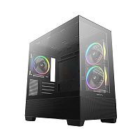 DEEPCOOL MATX CG380U 3F w/o PSU USB3.0×2 Front , Type-C + 120mm*3 ARGB fans