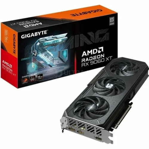 Видеокарта RX 9070XT GIGABYTE Radeon™ RX 9070 XT GAMING OC 16GB GDDR6, Engine clock up 3060MHz, Memory clock 20000MHz, 256Bit, 2xDP, 2xHDMI [GV-R9070XTGAMING-16GD]