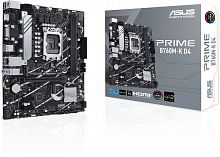 Матплата ASUS PRIME B760M-K D4, LGA1700, Intel B760, 2xDDR4 PC42600, 1xPCI-E 3.0x16, 2xPCI-E 3.0x1, Sound8Ch, GLAN, 4SATA+2M.2, RAID, mATX, 6USB3.2+5USB2.0, VGA, HDMI