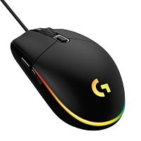 Мышь Logitech G102 LIGHTSYNC, игровая, оптическая 8000dpi, светодиодная, USB, 6 кнопок, 2.1 м, черная [910-005823]