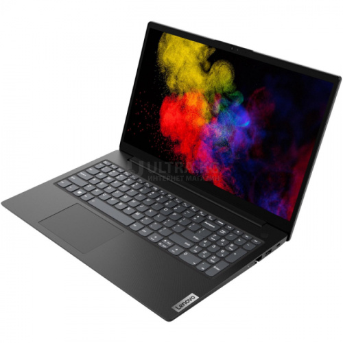 Ноутбук Lenovo V15 GEN2 ALC Black Ryzen 5 5500U (up to 4.0Ghz), 4GB, 512GB M.2 NVMe PCIe, AMD Radeon Graphics, 15.6" LED FULL HD (1920x1080), WiFi, BT, Cam, LAN RJ45, DOS, Eng-Rus