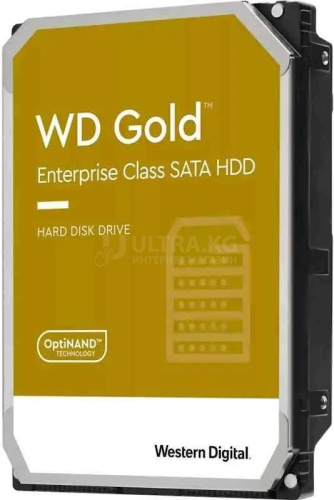 Жесткий диск HDD 14TB, Western Digital Gold Enterprise Class, 7200rpm, 512MB Cache, SATAIII [WD142KRYZ]