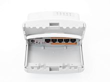 Коммутатор PoE MikroTik RB750P-PBr2 16MB FLASH, 2xPOE-IN, 2xPOE-OUT, 5x100Mb/s, IP20, RouterOS v4