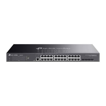 Коммутатор сетевой TP-LINK SG3428x (4xSFP+ 10Gb/s, 24xPoE 1Gb/s, 128Gb/s, Omada) 23.6W фото 2 Коммутатор сетевой TP-LINK SG3428x (4xSFP+ 10Gb/s, 24xPoE 1Gb/s, 128Gb/s, Omada) 23.6W фото 2
