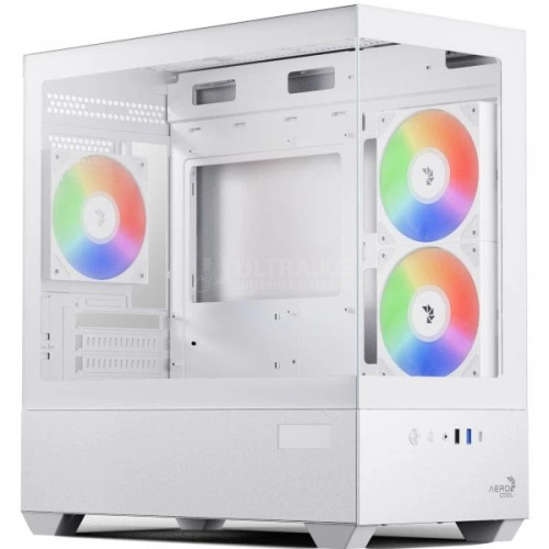 Корпус Aerocool P300D Digi-G-WT-v1, micro ATX/mini-ITX,USB3.0,USB-C,HD-Audio+Mic,Кулер 12см,Высота CPU кулер до165мм,VGA до 418мм,1x3.5”/2x2.5,212x420x420 мм,Без Б/П,Белый,Included ARGB 3x120mm Корпус Aerocool P300D Digi-G-WT-v1, micro ATX/mini-ITX,USB3.0,USB-C,HD-Audio+Mic,Кулер 12см,Высота CPU кулер до165мм,VGA до 418мм,1x3.5”/2x2.5,212x420x420 мм,Без Б/П,Белый,Included ARGB 3x120mm