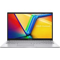 Ноутбук ASUS Vivobook F1504VA-WS51, Intel Core i5-1334U(up to 4.6GHz), 8GB DDR4, 512GB SSD NVMe, 15.6" FHD IPS, Intel Iris Xe Graphics, Антимикробное покрытие и угол открытия 180° WF BT HDMI Type-C WIN11, ENG, серебро