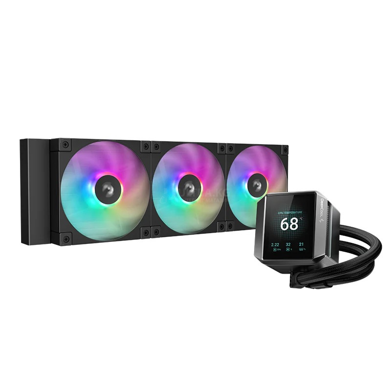 DEEPCOOL MYSTIQUE 360 ARGB 120*3 PWM ARGB FAN 2.8” 640x480 TFT LCD ARGB PUMP LGA20xx/1700/1200/115* DEEPCOOL MYSTIQUE 360 ARGB 120*3 PWM ARGB FAN 2.8” 640x480 TFT LCD ARGB PUMP LGA20xx/1700/1200/115*