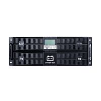 ИБП UPS SVC RT-6KL-LCD, Мощность 6кВА/6кВт, Стоечный 19'' 4U,RT-серия, On-Line, LED-LСD\RS-232, SMART USB, Диапазон работы AVR: 110-288В, Бат.:12В/7Aч*16шт., Вентилятор: 8cм*2шт., Клеммное подключение, Чёрный