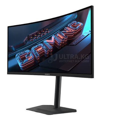 Монитор LCD 34" Gigabyte G34WQC2, VA, Curved, Black, Curved, 3440x1440, 4000:1, 450cd/m2, 200Hz, 178/178, 1ms, 2xHDMI, 2xDP, Headphone-Out, Speakers 2x2W фото 2 Монитор LCD 34" Gigabyte G34WQC2, VA, Curved, Black, Curved, 3440x1440, 4000:1, 450cd/m2, 200Hz, 178/178, 1ms, 2xHDMI, 2xDP, Headphone-Out, Speakers 2x2W фото 2