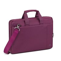 Сумка для ноутбука RivaCase 8231 15.6" Стильная, фиолетовая сумка. Двойная молния. Два дополнительных внешних отделения. Ручки для транс-ки. Регулируемый съемный плечевой ремень с мягкой накладкой.
