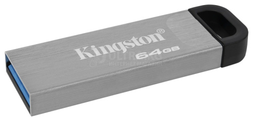 Накопитель на флеш памяти 64GB USB 3.2 Gen1 Kingston DataTraveler Kyson Серебро [DTKN/64GB]