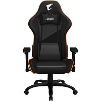 Gaming Chair AGC310 GIGABYTE BLACK 4D Armrest 65mm wheels PVC Leather