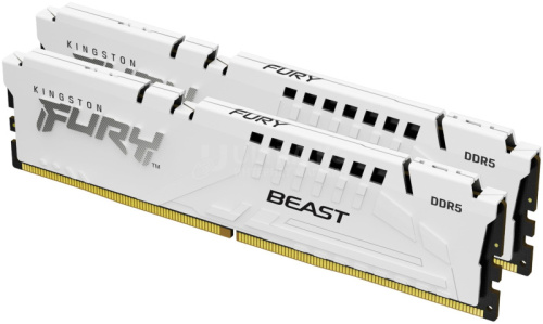 DDR5 32GB (2x16GB) PC-48000 (6000MHz) KINGSTON FURY BEAST WHITE EXPO KF560C30BWEK2-32 DDR5 32GB (2x16GB) PC-48000 (6000MHz) KINGSTON FURY BEAST WHITE EXPO KF560C30BWEK2-32