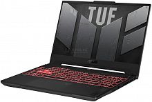 Ноутбук Asus TUF GAMING FA507NVR AMD Ryzen 7 7435HS (up to 4.50Ghz) 32GB DDR5, 2TB SSD NVMe, RTX 4060 8192MB, 15.6" FHD IPS 144Hz, Type-C, RJ45 LAN, WiFi6, BT5.1, DOS, клав. с подсв. ENG-RUS, графит