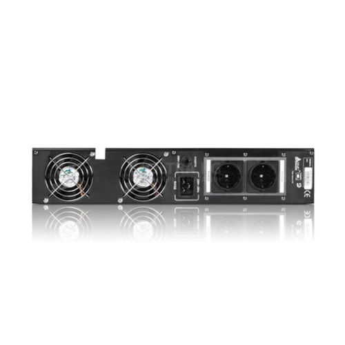 ИБП UPS SVC RTL-2K-LCD, Мощность 2000ВА/1400Вт, Стоечный 19'' 2U, RTL-серия, USB-SMART, Диапазон работы AVR: 145-275В, Бат.: 12В/9Aч*4шт., Вентилятор: 8cм*1шт., 2 вых., Чёрный (1 год) фото 2