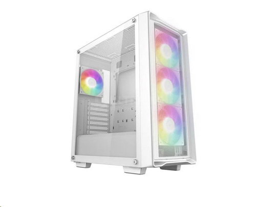 DEEPCOOL ATX CC560 MESH V2 WH WHITE w/o PSU USB3.0×1 USB2.0×1 4×120mm ARGB FANS