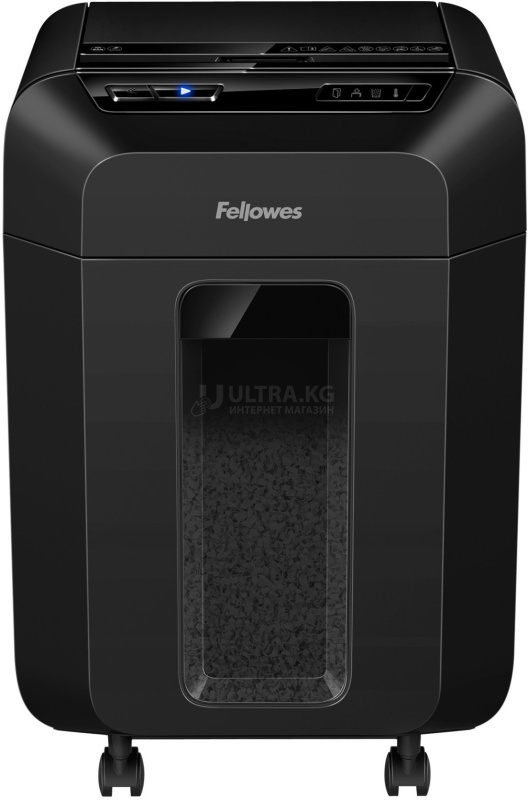 Шредер Fellowes AUTOMAX 90M Уровень секретности P-4, Фрагмент 4х12 мм, Подача 9(90) лист, автоподача, Ёмкость корзины 17 л, Уничтожение скоб, скрепок, пл. карт, Чёрный Шредер Fellowes AUTOMAX 90M Уровень секретности P-4, Фрагмент 4х12 мм, Подача 9(90) лист, автоподача, Ёмкость корзины 17 л, Уничтожение скоб, скрепок, пл. карт, Чёрный