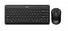Клавиатура + мышь беспроводная Genius LuxeMate Q8000, мембранная, 107btns, 1600dpi, 3btns, Черный