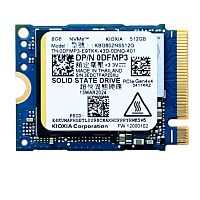 SSD KIOXIA KEG60ZNS512G 512GB M.2 2230 PCIe Gen4 x4 NVMe R:4,800 MB/s W:4,000 MB/s