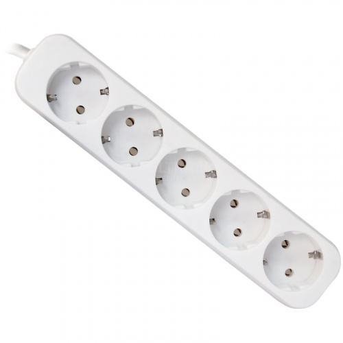 Сетевой фильтр Defender E518 1.8 м, 5 розеток, с заземлением