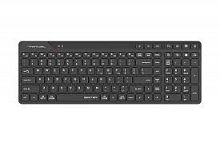 Клавиатура A4TECH FSTYLER FBK27CAS BLUETOOTH+2.4G WIRELESS RECHARGEABLE KEYBOARD USB BLACK US+RUSSIAN