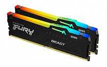 Оперативная память DDR5 32GB (2x16GB) PC-48000 (6000MHz) Kingston CL36 FURY Beast Black EXPO RGB [KF560C36BBE2AK2-32]