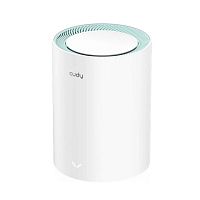 Mesh Wi-Fi система CUDY M1200 (1-Pack) AC1200 Wi-Fi Mesh Solution 1-Pack, Dual-Band, 867Mbps at 5GHz + 300Mbps at 2.4GHz, 802.11ac/a/b/g/n, 2 Fast Ethernet Ports, 2 internal antennas, MU-MIMO, DDNS, Zerotier/Wireguard/OpenVPN/IPSec/L2TP/PPTP VPN, DNS over