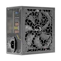 Блок питания 650W Aerocool AERO BRONZE 650W, 650W, ATX, Bronze, APFC, 20+4pin, 4+4pin, 5*Sata, 4*Molex, 2*PCI-E 6+2pin, Вентилятор 12см, Кабель питания, Чёрный