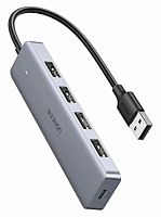 Разветвитель UGREEN 50985 Ultra Slim 4 Port USB 3.0 Hub