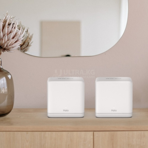 Mesh-система Wi-Fi 6 MERCUSYS Halo H60X (2-pack) (AX1500/ 2,4ГГц до 300 Мбит/с/ 5 ГГц до 1,2 Гбит/с/ MU-MIMO/ до 350 м²/ 2×WAN/LAN 1 Гбит/с) фото 2 Mesh-система Wi-Fi 6 MERCUSYS Halo H60X (2-pack) (AX1500/ 2,4ГГц до 300 Мбит/с/ 5 ГГц до 1,2 Гбит/с/ MU-MIMO/ до 350 м²/ 2×WAN/LAN 1 Гбит/с) фото 2