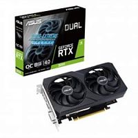 Видеокарта RTX 3050 ASUS GeForce DUAL-RTX3050-O6G OC Edition 6GB GDDR6, Engine clock 1537MHz, Memory clock 14000MHz, 96Bit, DVI, DP, HDMI