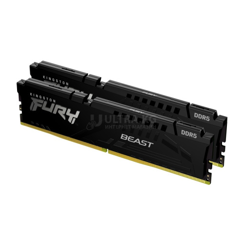 Оперативная память DDR5 32GB PC-48000 (6000MHz) Kingston CL36 FURY Beast Black EXPO [KF560C36BBE-32]