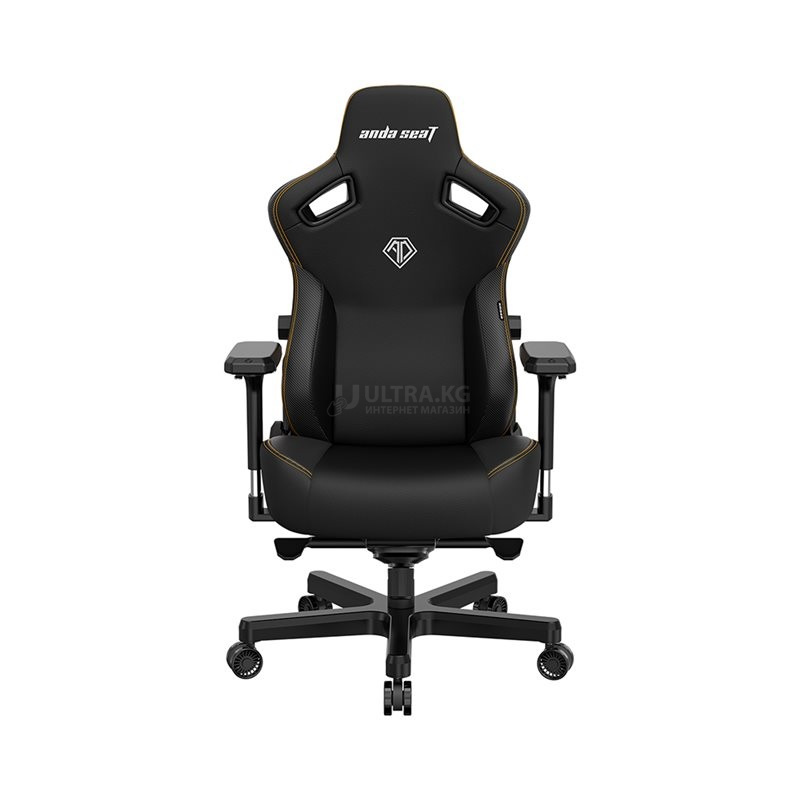 Gaming Chair AD12YDC-XL-01-B-PV/C AndaSeat Kaiser 3 XL BLACK 4D Armrest 65mm wheels PVC Leather Gaming Chair AD12YDC-XL-01-B-PV/C AndaSeat Kaiser 3 XL BLACK 4D Armrest 65mm wheels PVC Leather
