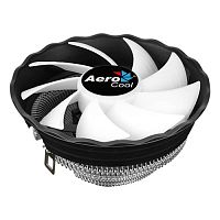 Кулер для процессора Aerocool Air Frost Plus FRGB 3P, Intel 1700/1200/115x/775 AMD AM4/AM3+/AM3/AM2+/AM2/FM2/FM1,110W,120мм FRGB,1500±10% об/м, 55.1CFM, 24.2dBA, 3pin, 124х124х70мм, Серебристо-Черный
