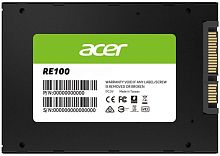 Твердотельный накопитель SSD 512GB Acer RE100 SATAIII, Read/Write up 562/529MB/s [BL.9BWWA.108]