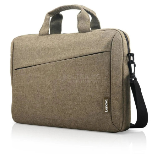 Сумка для ноутбука Lenovo Topload T210 Зеленый 15.6" Водоотталкивающая ткань. Отделение-органайзер, плечевой ремень [GX40Q17232]