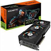 Видеокарта RTX 4070 Gigabyte GeForce RTX™ 4070 SUPER GAMING OC 12GB GDDR6X, Engine clock 2565MHz, Memory clock 21000MHz, 192Bit, 3xDP, 1xHDMI [GV-N407SGAMING OC-12GD]